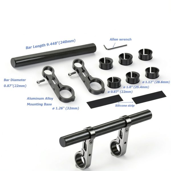 LOKTENWO Bike Handlebar Extender Carbon Fiber Aluminum-6