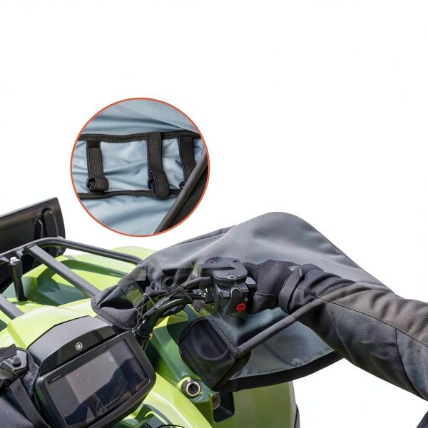 TUSK Motorcycle Handlebar Accessories Black Polyester-3