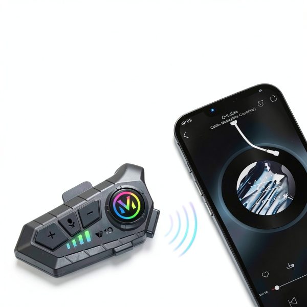 Motorcycle Helmet Speakers WSKEJI Bluetooth-4