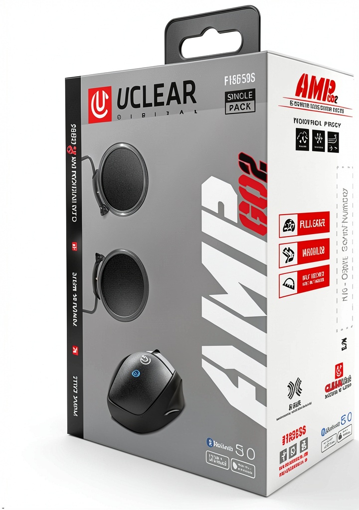 Rider using UClear intercom on a mountain bike
