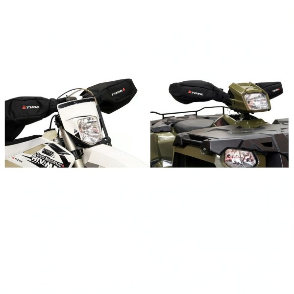 TUSK Motorcycle Handlebar Accessories Black Polyester-2
