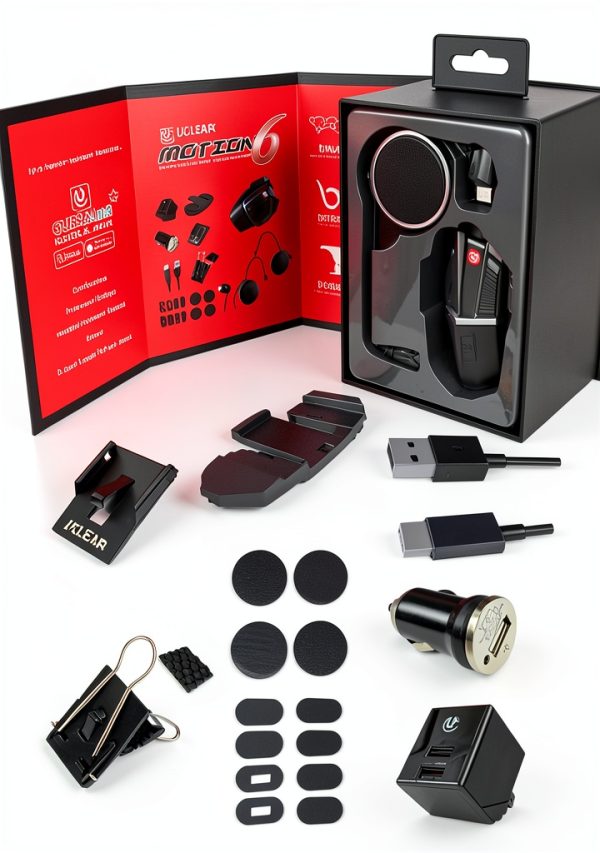UCLEAR Digital MOTION 6 SINGLE Intercom for Motorcycling-2