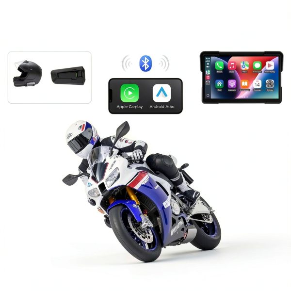 Volam Motorcycle GPS Navigation Waterproof Wireless-2