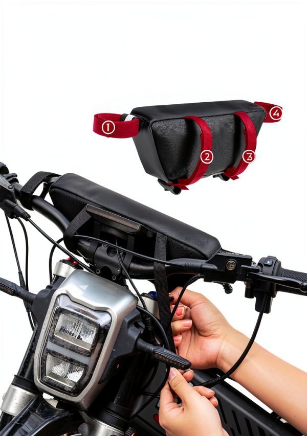 KEMIMOTO Motorcycle Handlebar Bag PVC Waterproof-6