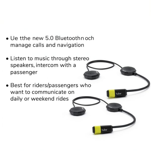 Twiins Bluetooth Helmet Communication In‑Ear Fabric-1