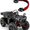 ATV Grab Strap GOLPEW Thick Paracord Clip Red-3