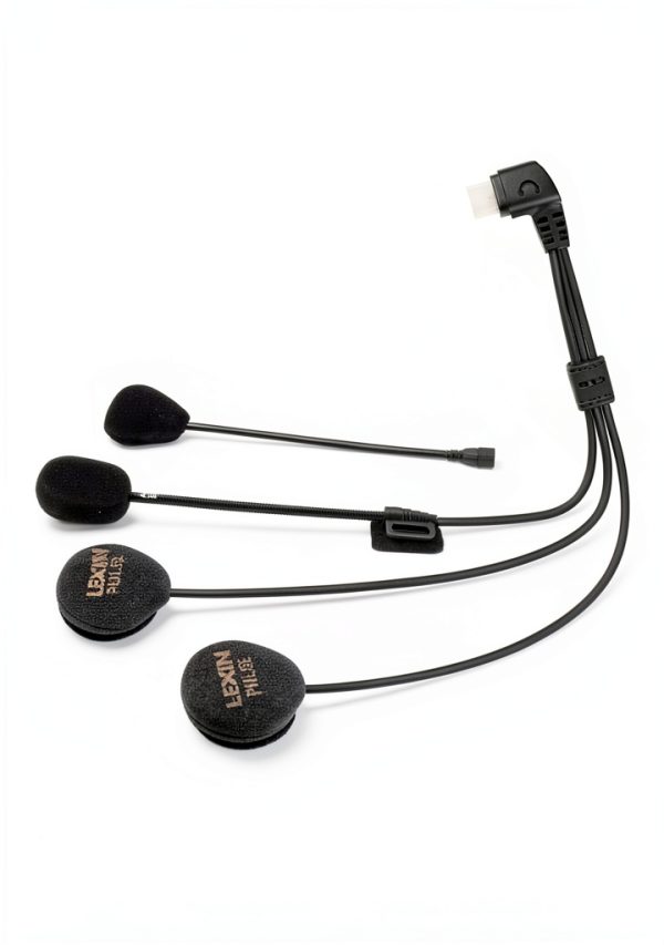 LEXIN PULSE Motorcycle Headset 40mm Speakers Type‑C-2