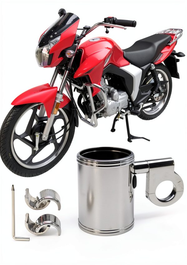 Universal Bike Drink Holder Zreneyfex Chrome 360°-7