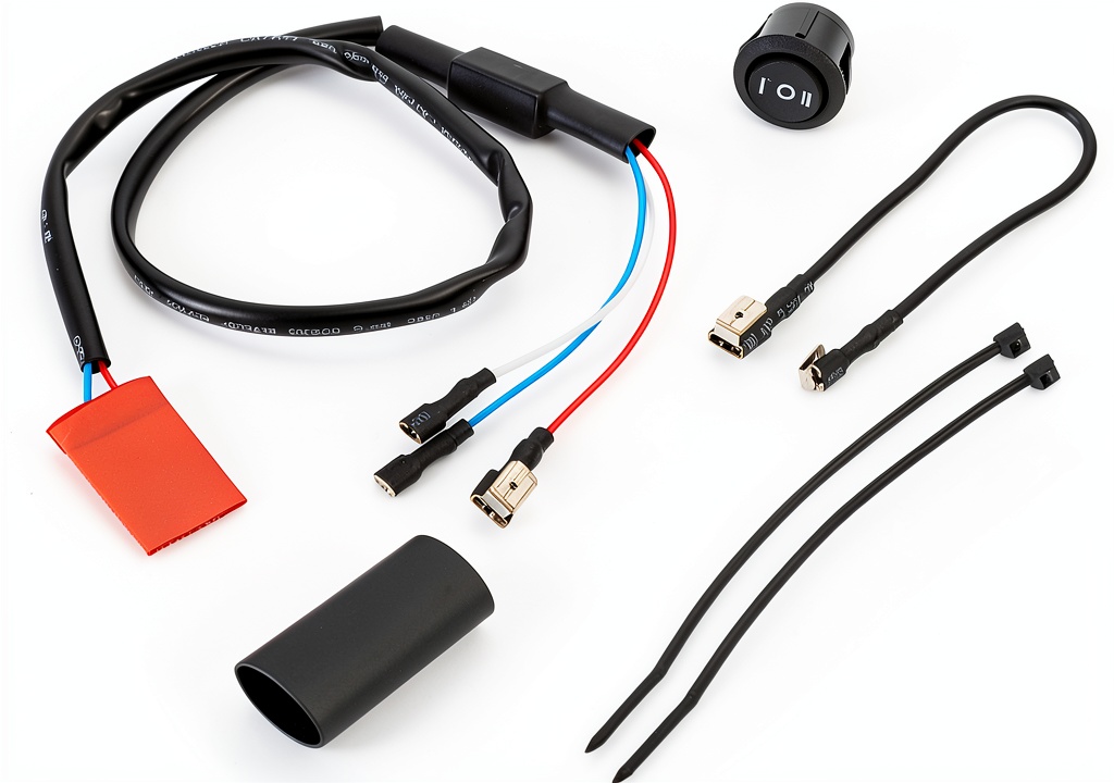 Installing Kimpex 902160 rocker switch on a motorcycle handlebar