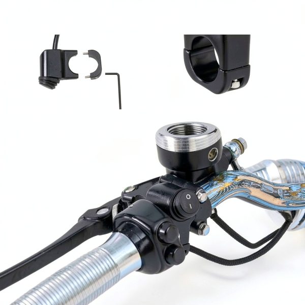 Motorcycle Handlebar Switch ecocstm Waterproof 12V 10A-7