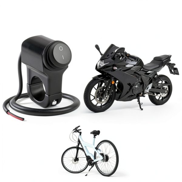 Motorcycle Handlebar Switch ecocstm Waterproof 12V 10A-6