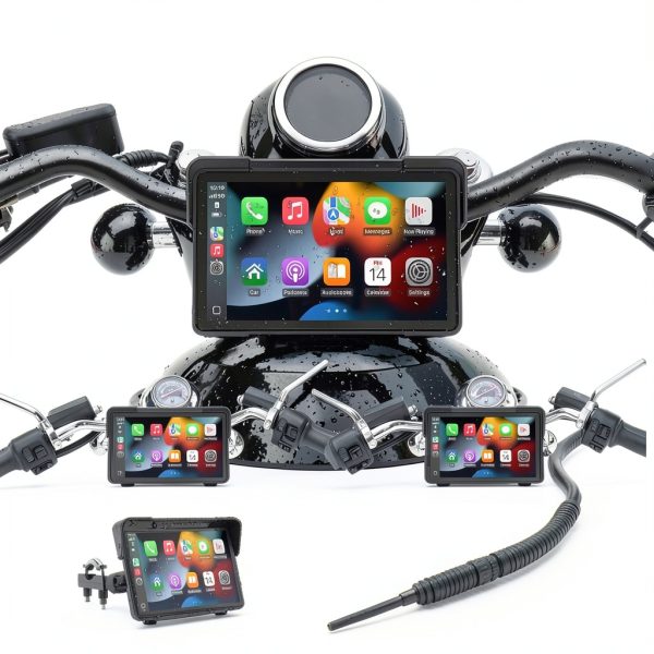 Volam Motorcycle GPS Navigation Waterproof Wireless-3