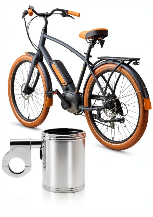 Universal Bike Drink Holder Zreneyfex Chrome 360°-6