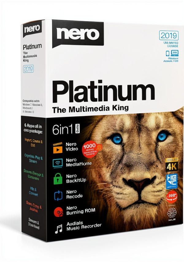 Nero Platinum 2019 Video Editing Disc Burn-0