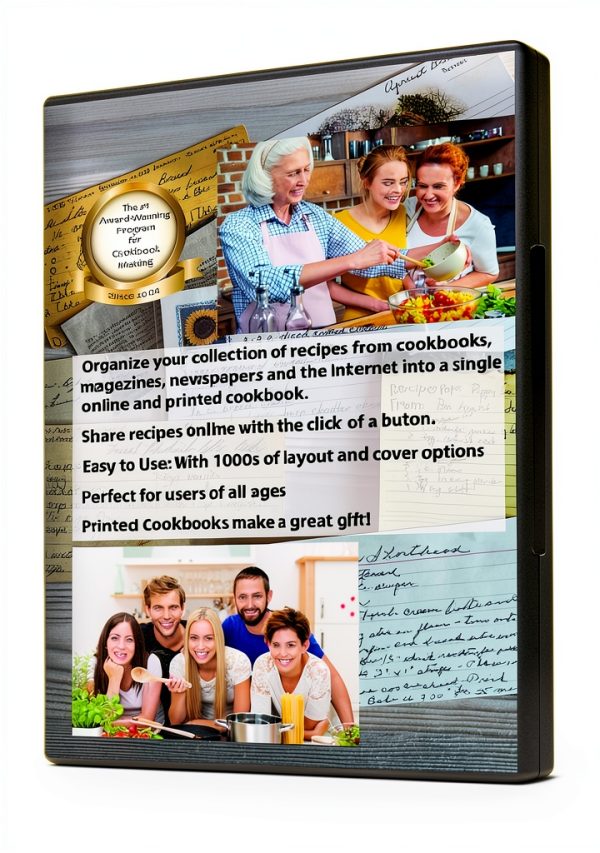 Family Cookbook Project Recipe Book Software with Photo Converter-1