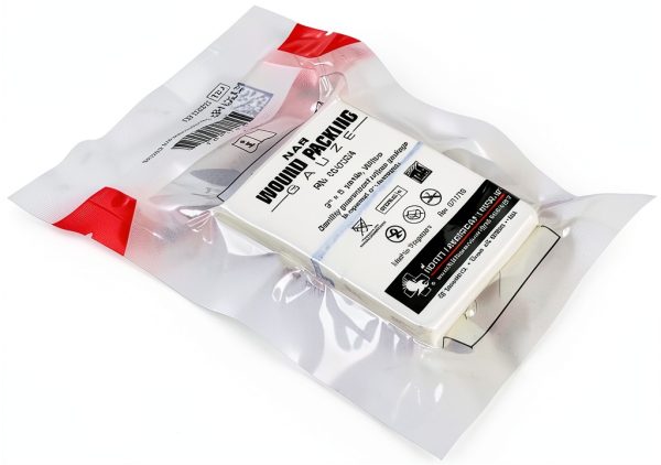 Wound Packing Gauze North American Rescue 3in x 5yd Z Fold X Ray Line-5