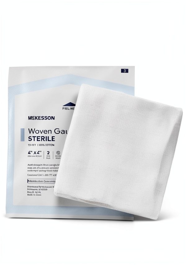 Sterile cotton gauze sponges MCK 12‑ply 4x4 in Model 16‑4242-3