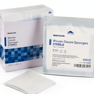 Sterile cotton gauze sponges MCK 12‑ply 4x4 in Model 16‑4242-0