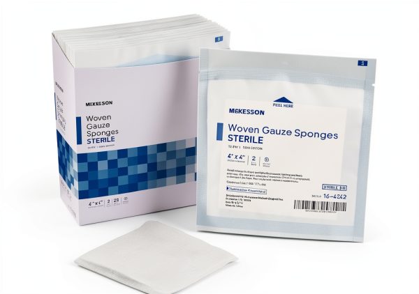 Sterile cotton gauze sponges MCK 12‑ply 4x4 in Model 16‑4242-0