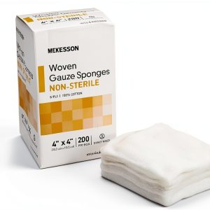 McKesson 4x4 Inch Cotton Gauze Pad – Sterile Medical Dressing-0